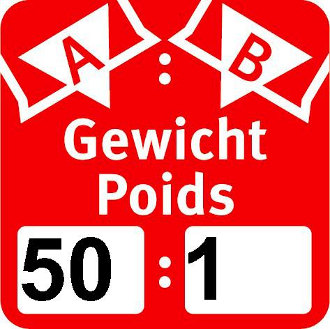 Mischverhältnis/Gewicht